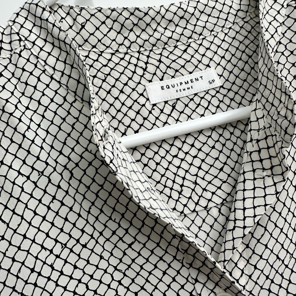 Silk Button Down - image 5